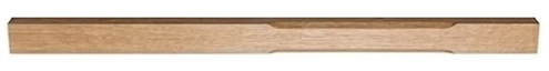 Oak Pre-Finished Stop Chamfer Complete Half Newel Post