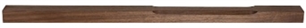 Walnut Stop Chamfered Half Newel Post