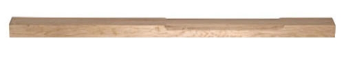 Oak Stop Chamfer Complete Half Newel Post