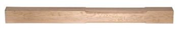 Oak Stop Chamfer Complete Newel Post