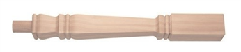 Hemlock Provincial Newel Post 220mm Head