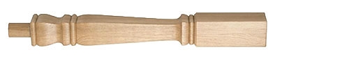 Oak Provincial Newel Post 220mm Head