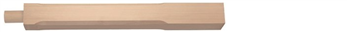 Hemlock Stop Chamfered Pegged Newel Post