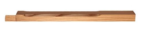 Ash Stop Chamfered Pegged Half Newel Post