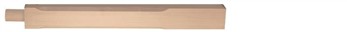 Hemlock Stop Chamfered Pegged Half Newel Post