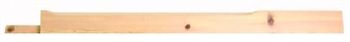 Pine Stop Chamfered Pegged Half Newel Post