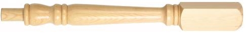 Pine Georgian Newel Post 220mm Head