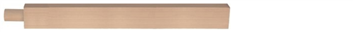 Hemlock Square Pegged Half Newel Post