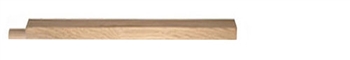 Oak Square Pegged Half Newel Post