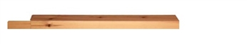 Pine Square Pegged Half Newel Post