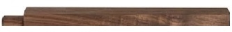 Walnut Square Pegged Half Newel Post