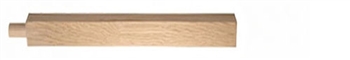 Oak Square Pegged Newel Post