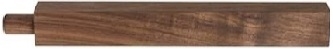 Walnut Square Pegged Newel Post