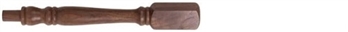 Walnut Georgian Newel Post 220mm Head
