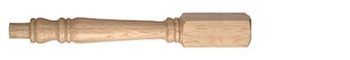 Oak Georgian Newel Post 220mm Head