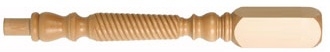 Hemlock  Barley Twist Newel Post 220mm Head
