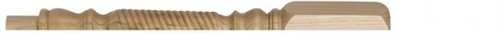 Tulip Barley Twist Newel Half Post 220mm Head