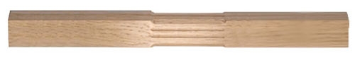 Oak Stop Chamfer Fluted Intermediate Complete 95mm Newel Post