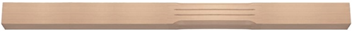 Hemlock Stop Chamfer Fluted Intermediate Complete Newel Post