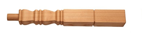Ash Provincial Newel Post 415mm Head
