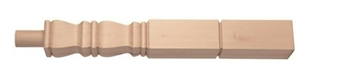 Hemlock Provincial Newel Post 415mm Head