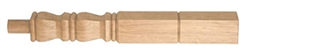 Oak Provincial Newel Post 415mm Head