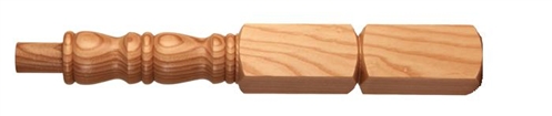 Ash Georgian Newel Post 415mm Head