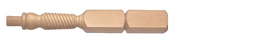 Oak Barley Twist Newel Post 415mm Head