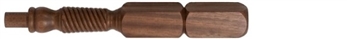 Walnut Barley Twist Newel Post 415mm Head