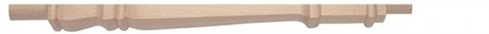 Tulip Provincial Continuous Handrail Half Newel Post