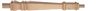 Tulip Provincial Continuous Handrail Newel Post