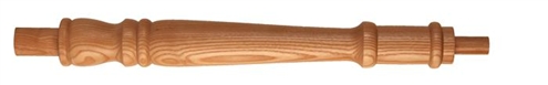 Ash Georgian Continuous Handrail Post