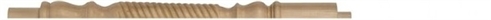 Tulip Barley Twist Continuous Handrail Half Newel Post