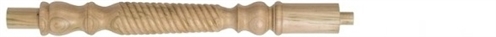 Tulip Barley Twist Continuous Handrail Newel Post