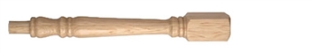 Oak Georgian Newel Post 160mm Head 83mm