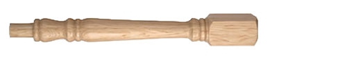 Oak Georgian Newel Post 160mm Head 83mm