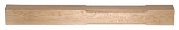 Oak 90x180 Complete Stop Chamfer Newel Post