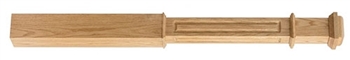 Oak Panel Newel Box Post
