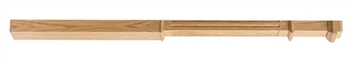 Oak Half Fluted Newel Box Post