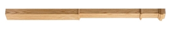 Oak Half Plane Newel Box Post