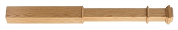Oak Plane Newel Box Post
