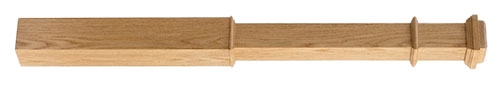 Oak Plane Newel Box Post