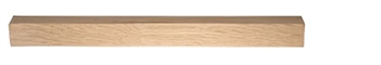 Oak Square Complete 83mm Newel Post 1200