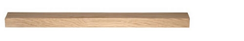 Oak Complete Square Half Newel Post 1200mm
