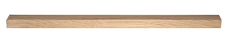 Oak Complete Square 83mm Half Newel Post 1400