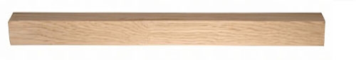 Oak Complete Square Newel Post 1400