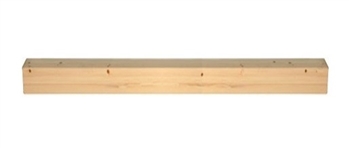 Pine Square Complete 120mm Newel Post