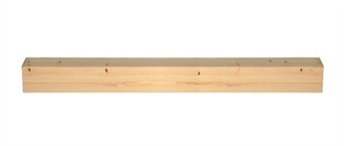 Pine Square Complete 120mm Newel Post