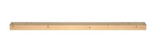 Pine Square Complete 95mm Half Newel Post
