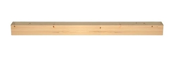 Pine Square Complete 95mm Newel Post